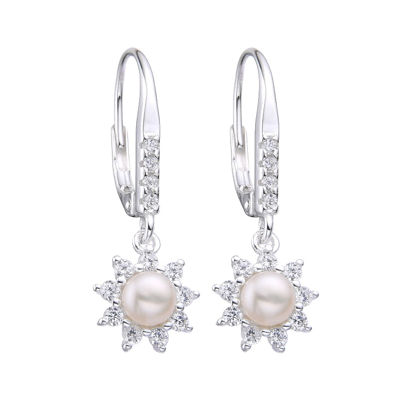 Zarcillos de Flor y Perla