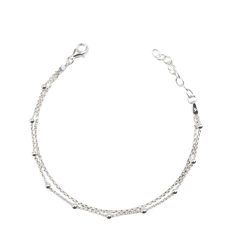 Pulsera Multihilos de Bolitas